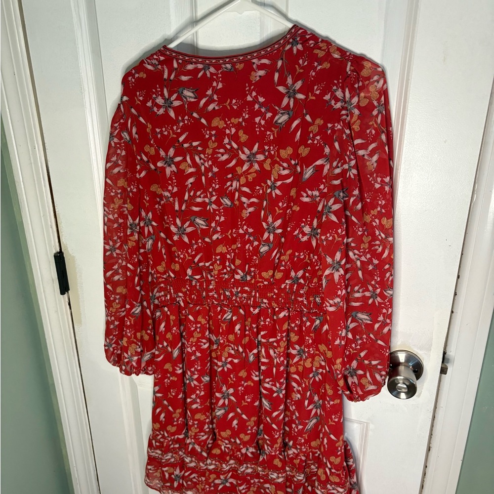 Max Studio Vibrant Red Dress